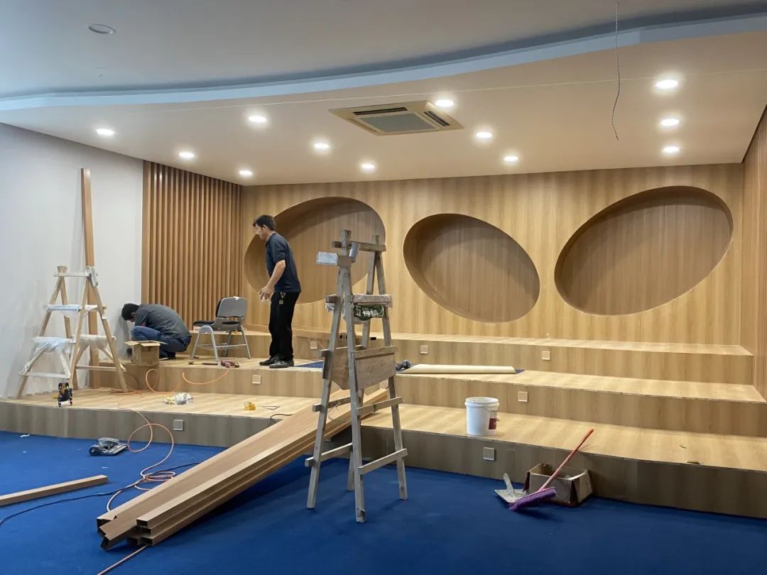 Renovation Progress of Summer Works in School! - summer works progress
