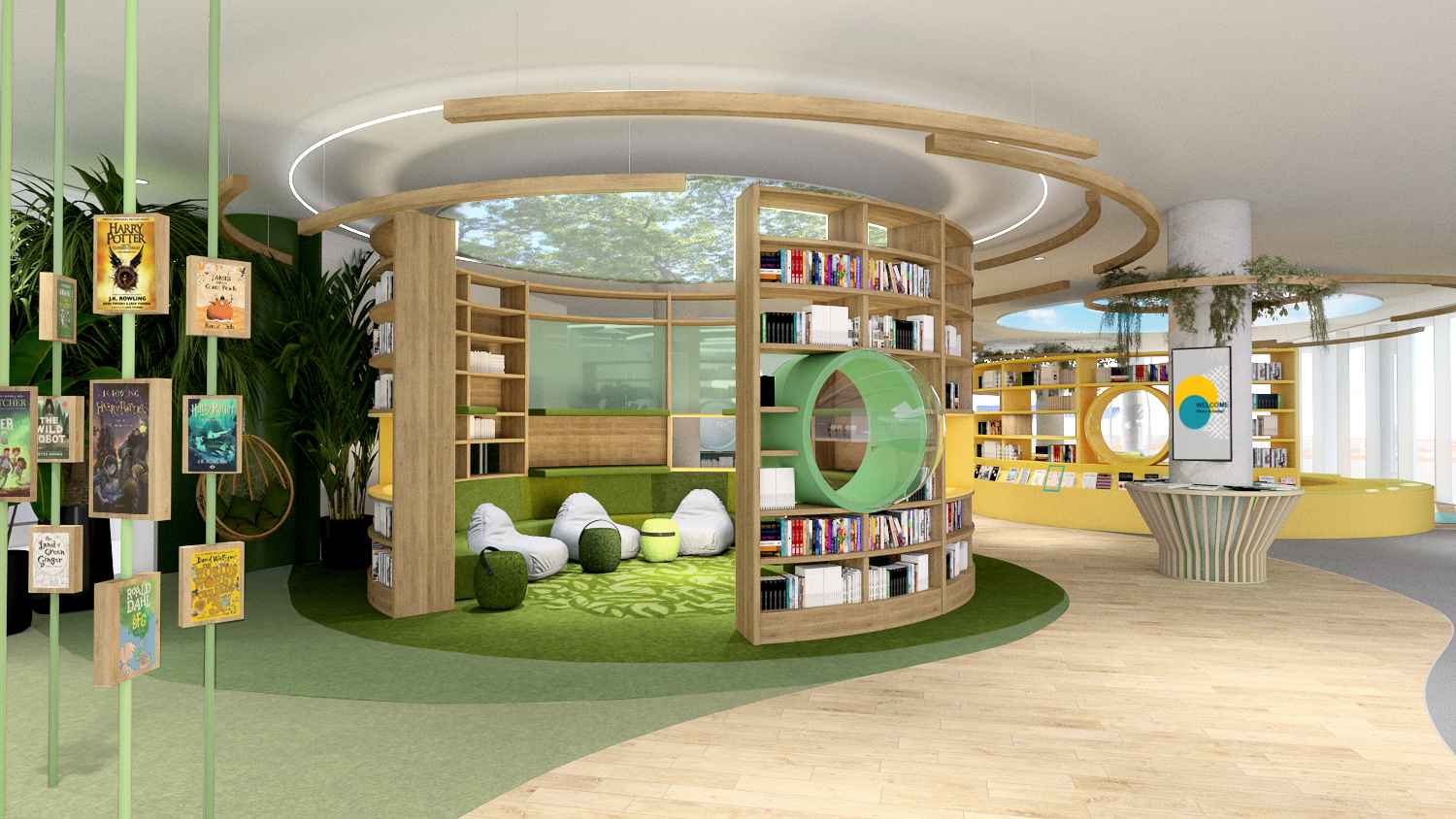 Nord Anglia International School Abu Dhabi primary library wonderland