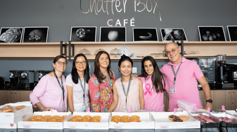 Pinktober at NAS Dubai's Parent Chatterbox Cafe