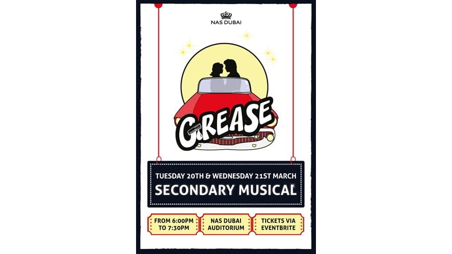 Grease - Secondary Musical-grease--secondary-musical-Grease_poster_A3_2018