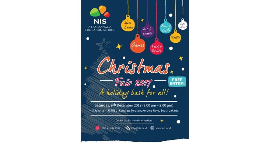 The excitement begins for NIS Jakarta Christmas Fair 2017-the-excitement-begins-for-nis-jakarta-christmas-fair-2017-NIS Christmas Fair 2017_poster