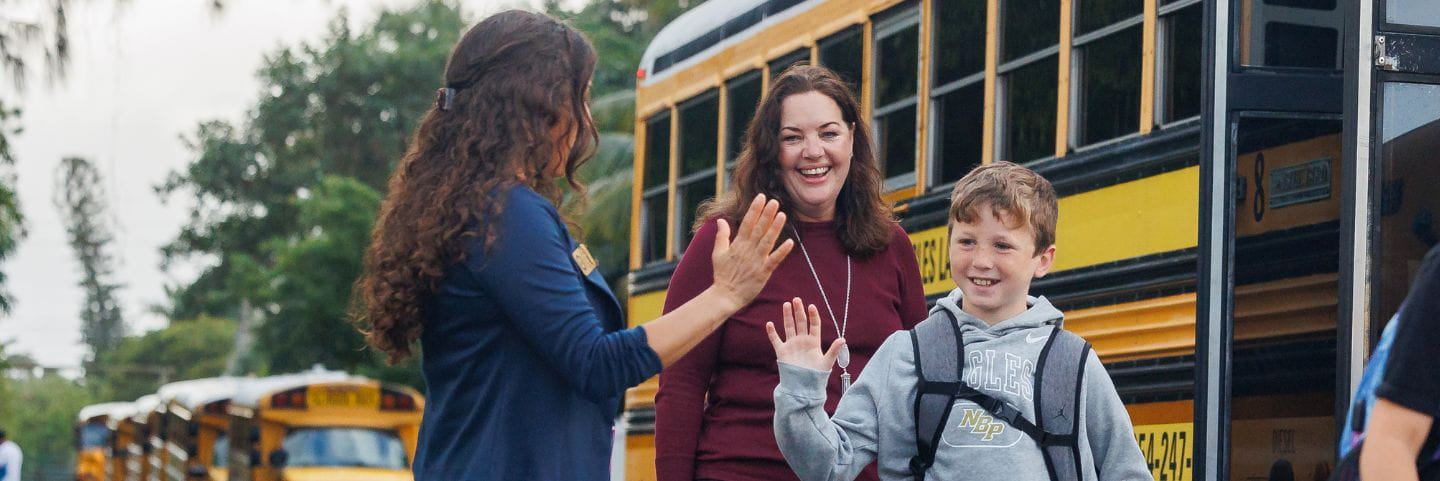 School Bus | North Broward Preparatory School - Content Page Header- US schools
