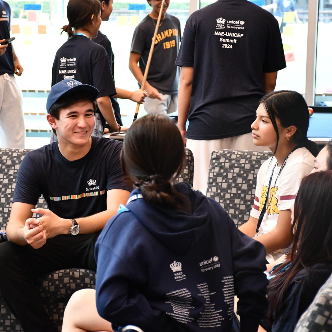 Student ambassadors from Northbridge in Houston, Texas for the Nord Anglia Education-UNICEF Student Summit - Student ambassadors from Northbridge in Houston for the Nord Anglia Education-UNICEF Student Summit