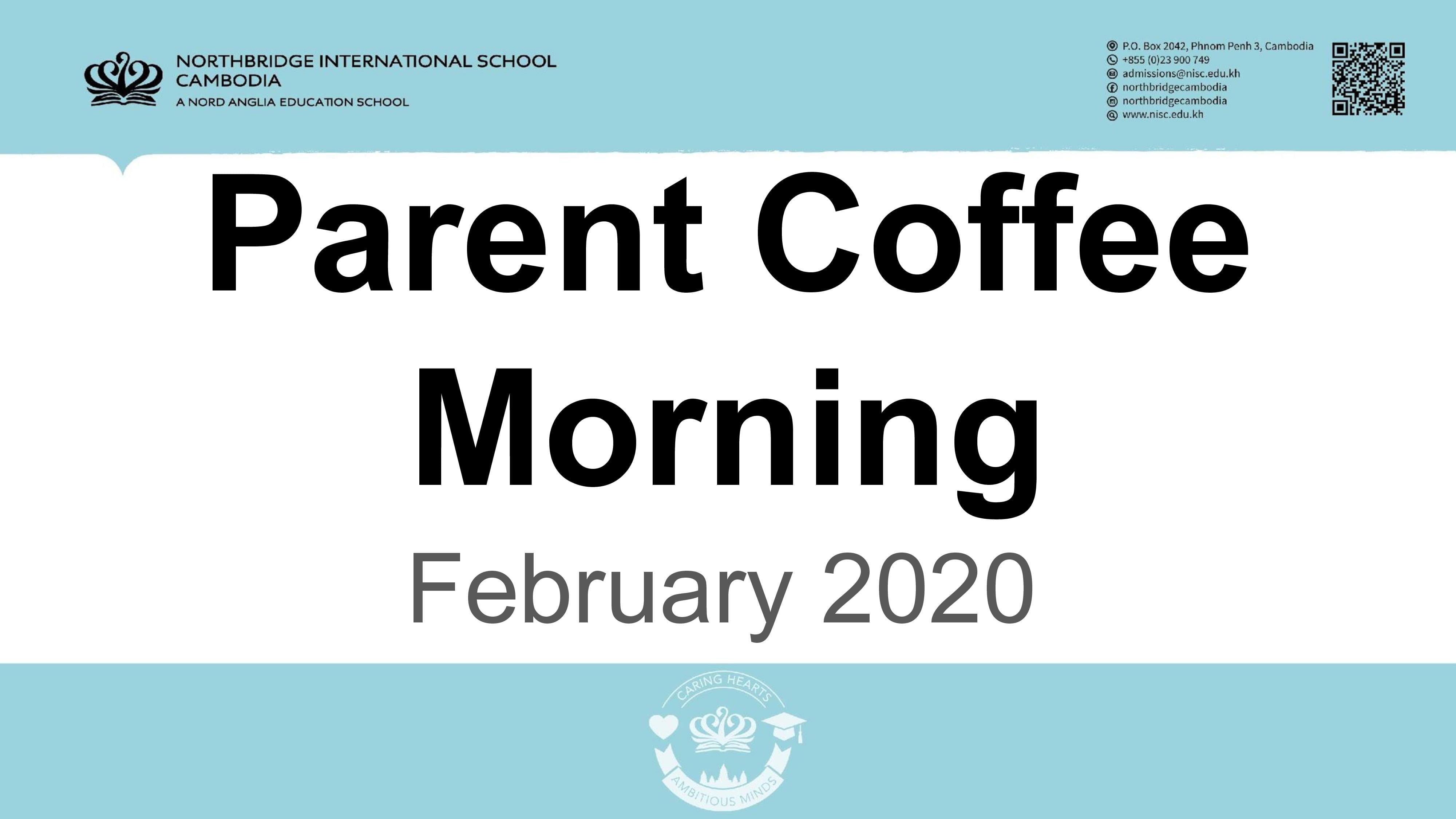 Highlights from the Northbridge Parent Coffee Morning held on Friday 14 February-highlights-from-the-northbridge-parent-coffee-morning-held-on-friday-14-february-Parent Coffee Morning February 2020page001