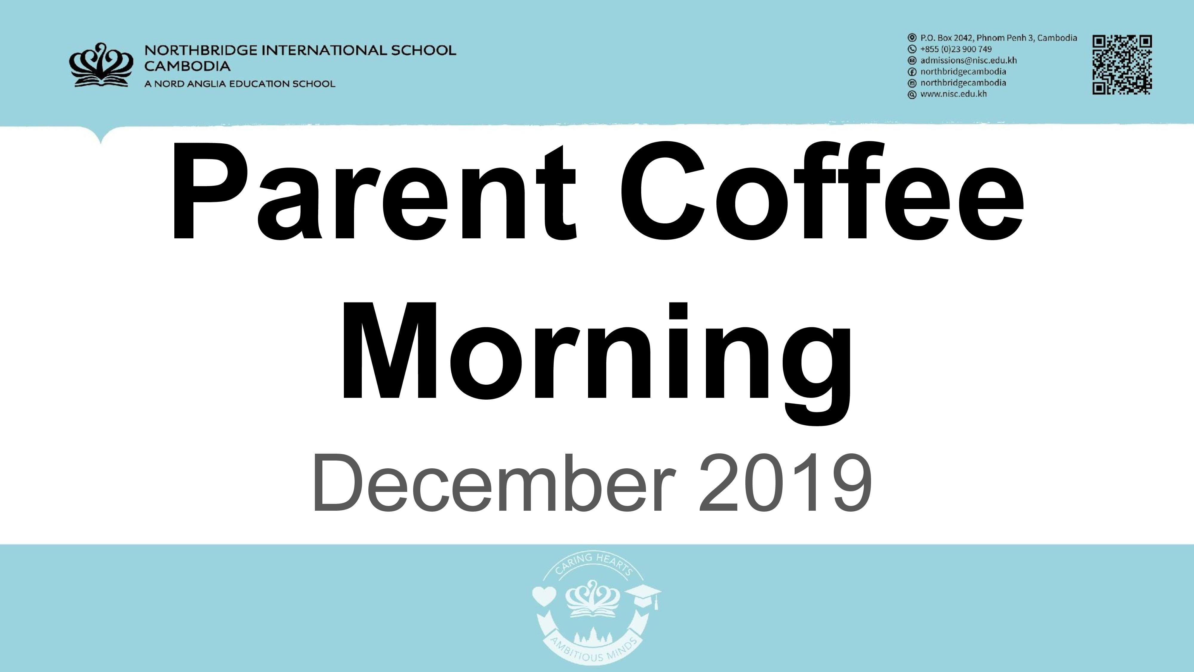 Highlights from the Northbridge Parent Coffee Morning held on Friday 6 December-highlights-from-the-northbridge-parent-coffee-morning-held-on-friday-6-december-Parent Coffee Morning December 2019page001