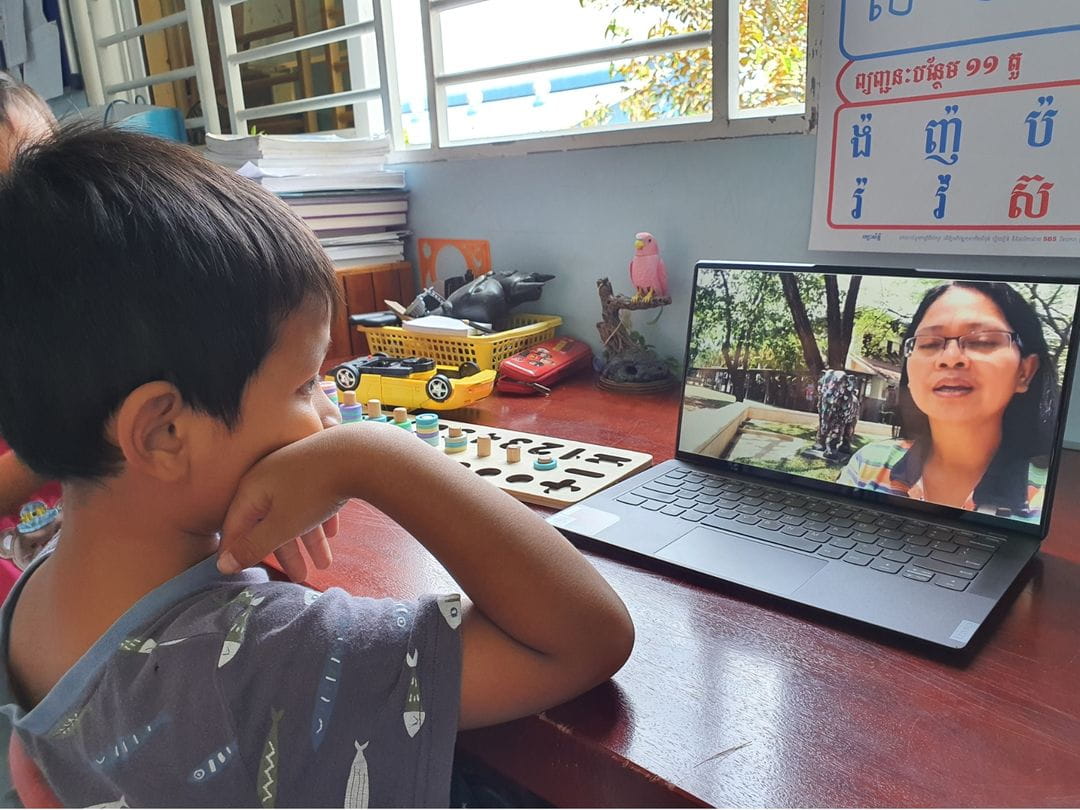 How teachers and students at Northbridge are connecting in our Virtual School Experience-how-teachers-and-students-at-northbridge-are-connecting-in-our-virtual-school-experience-Messi viewing morning message
