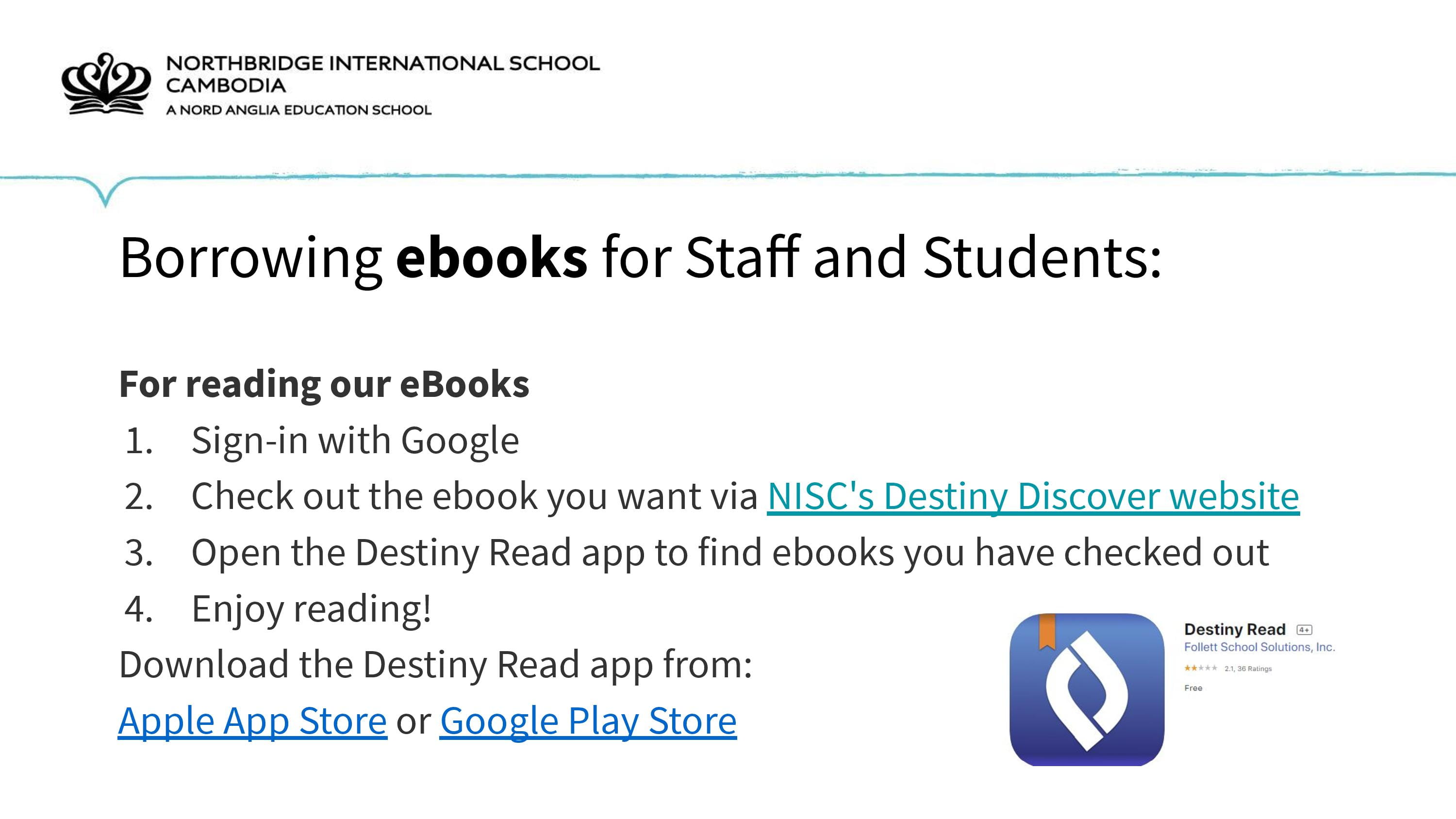 Introducing the new procedures for taking out and returning books from the Northbridge school library-introducingthenewproceduresfortakingoutandreturningbooksfromthenorthbridgeschoollibrary-Virtual School Experience_ Librarypage015
