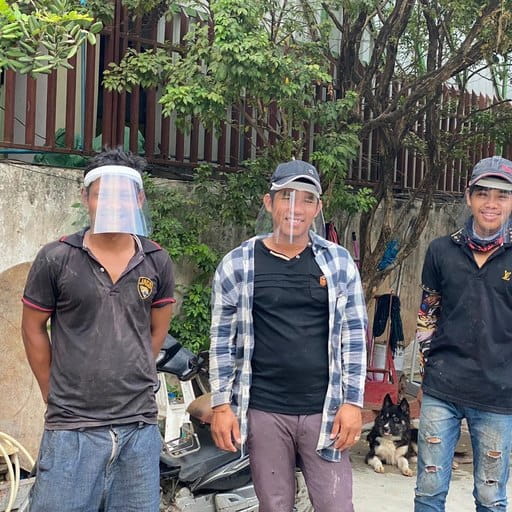 Face shields 2