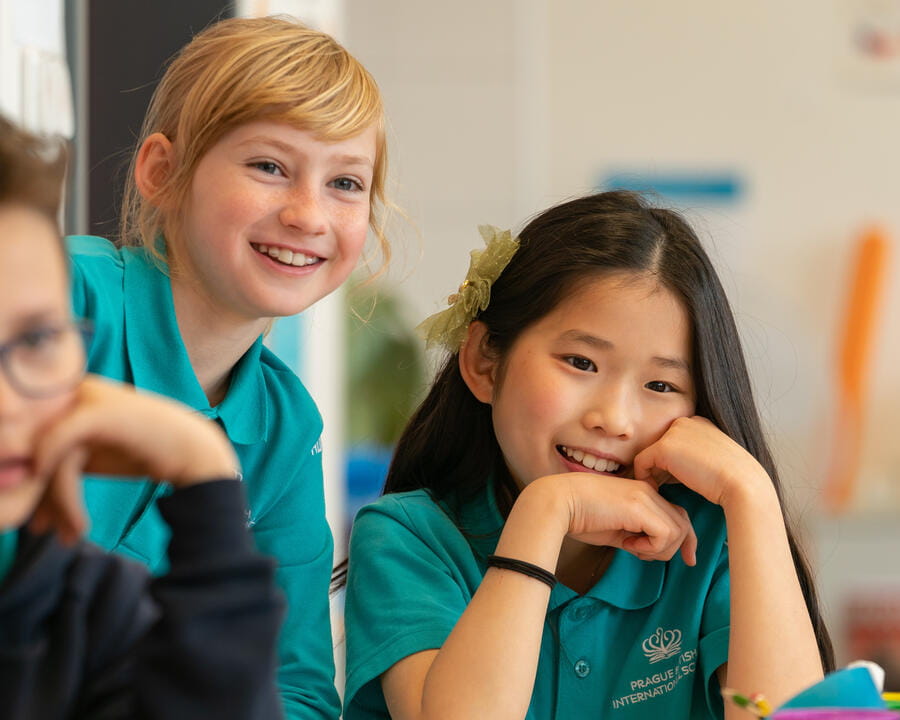 Child enjoying an early years lesson at Prague British International School