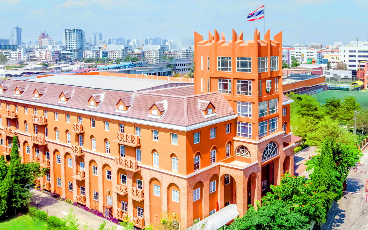 Regents School Building_Drone shot