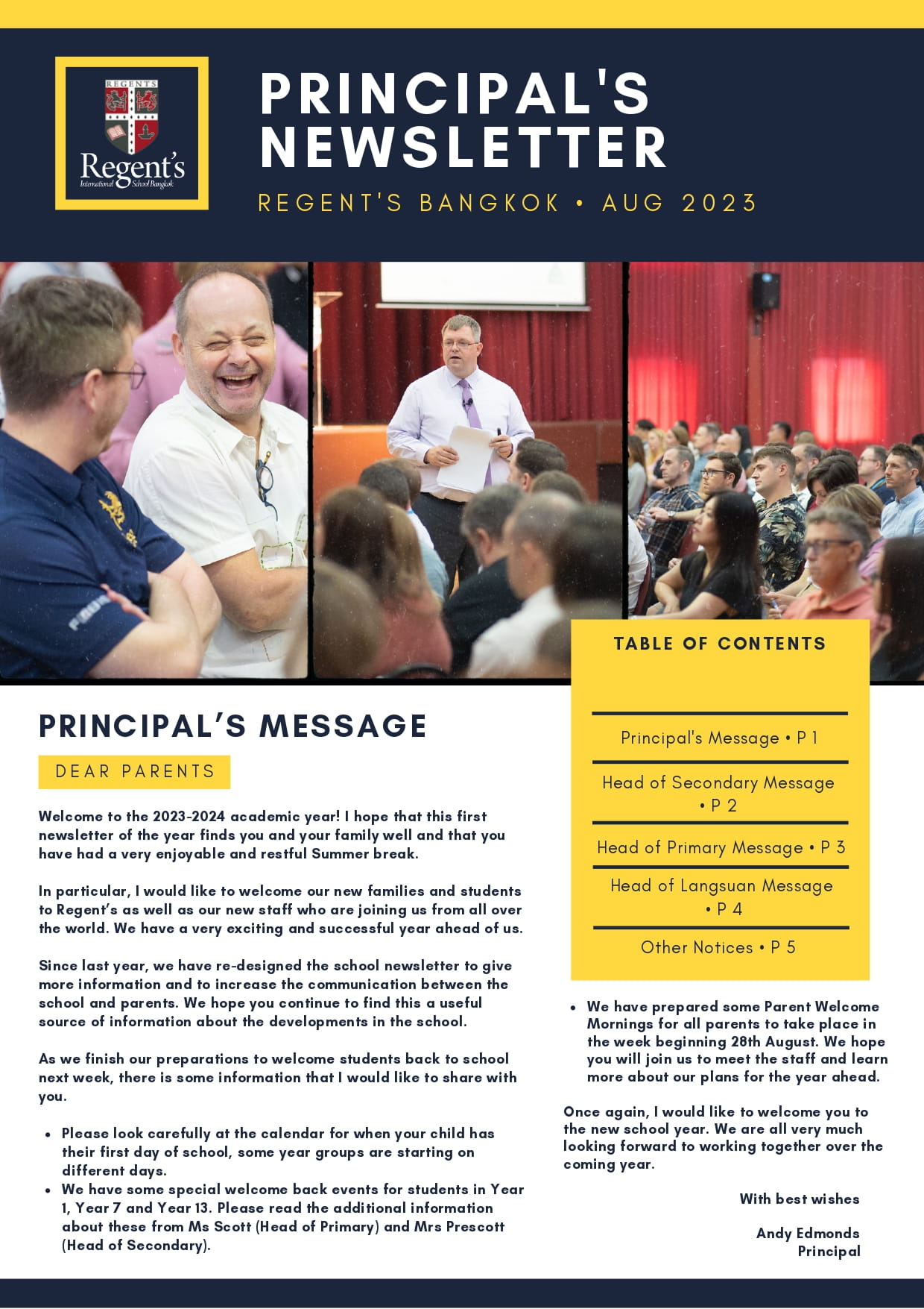 School Newsletter: August 2023 | News | Regent's Bangkok - newsletter-august-2023