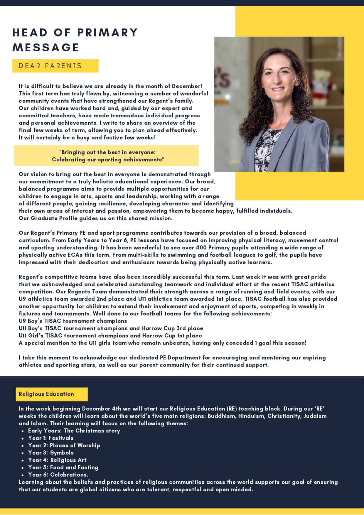 School Newsletter: December 2023 | News | Regent's Bangkok - newsletter-december-2023