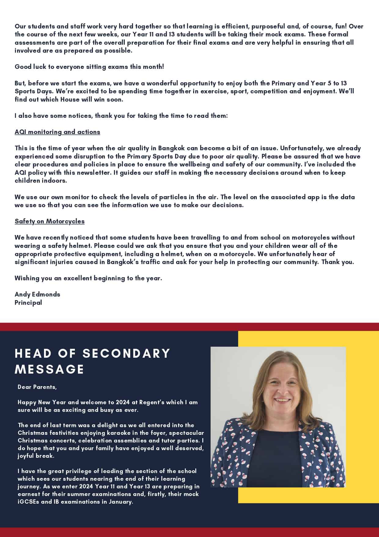 School Newsletter: January 2024 | News | Regent's Bangkok - newsletter-january-2024