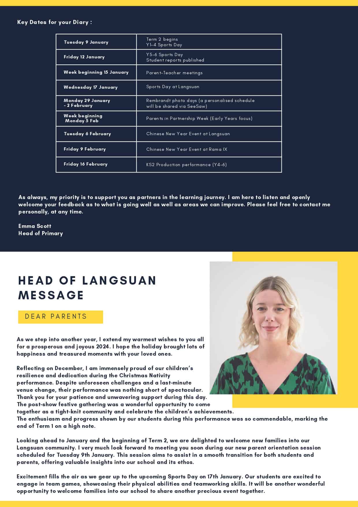 School Newsletter: January 2024 | News | Regent's Bangkok - newsletter-january-2024