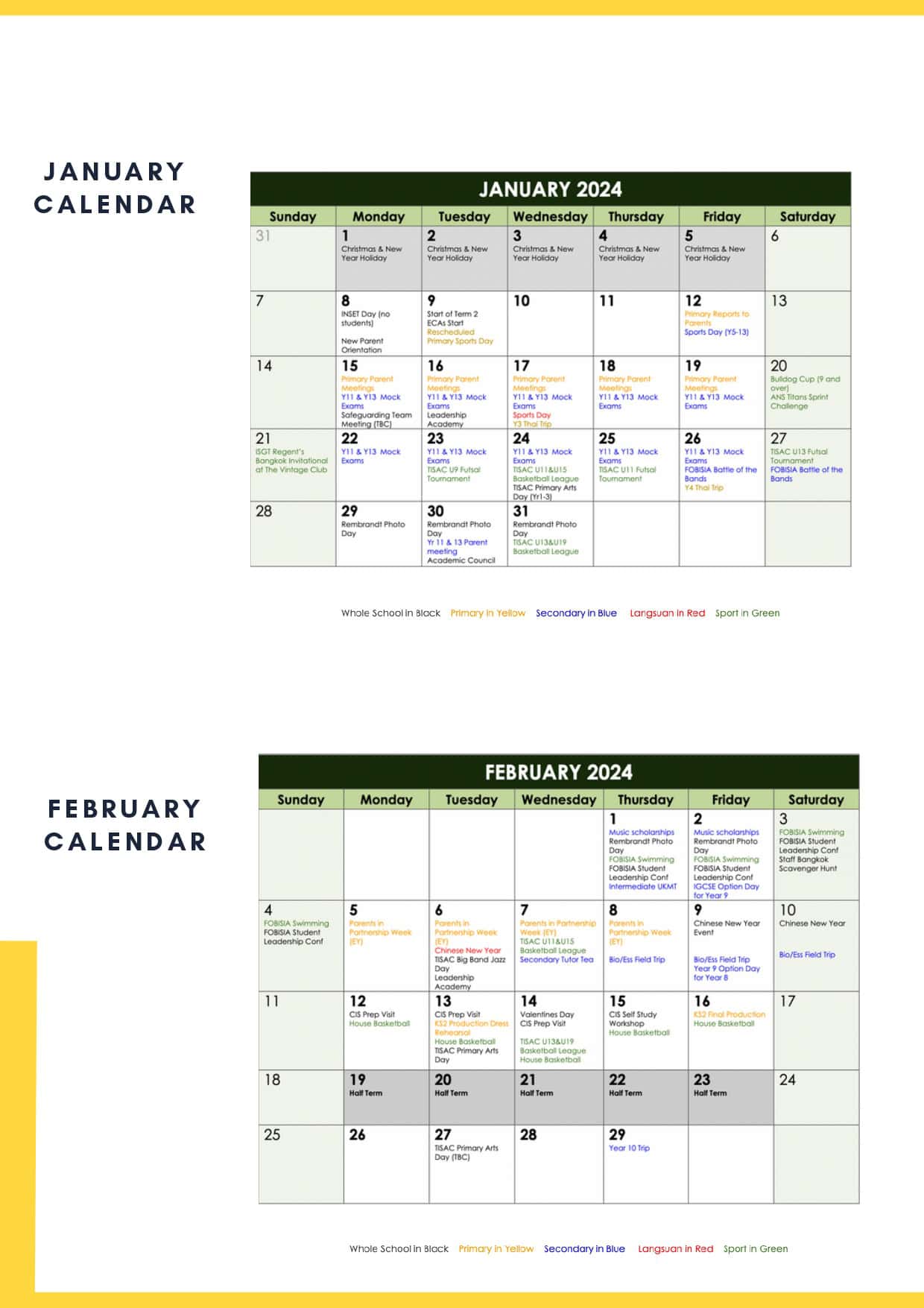 School Newsletter: January 2024 | News | Regent's Bangkok - newsletter-january-2024