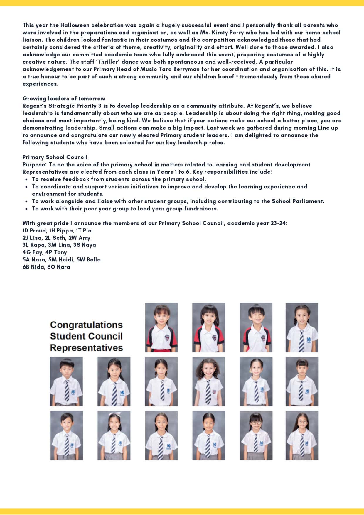 School Newsletter: November 2023 | News | Regent's Bangkok - newsletter-november-2023