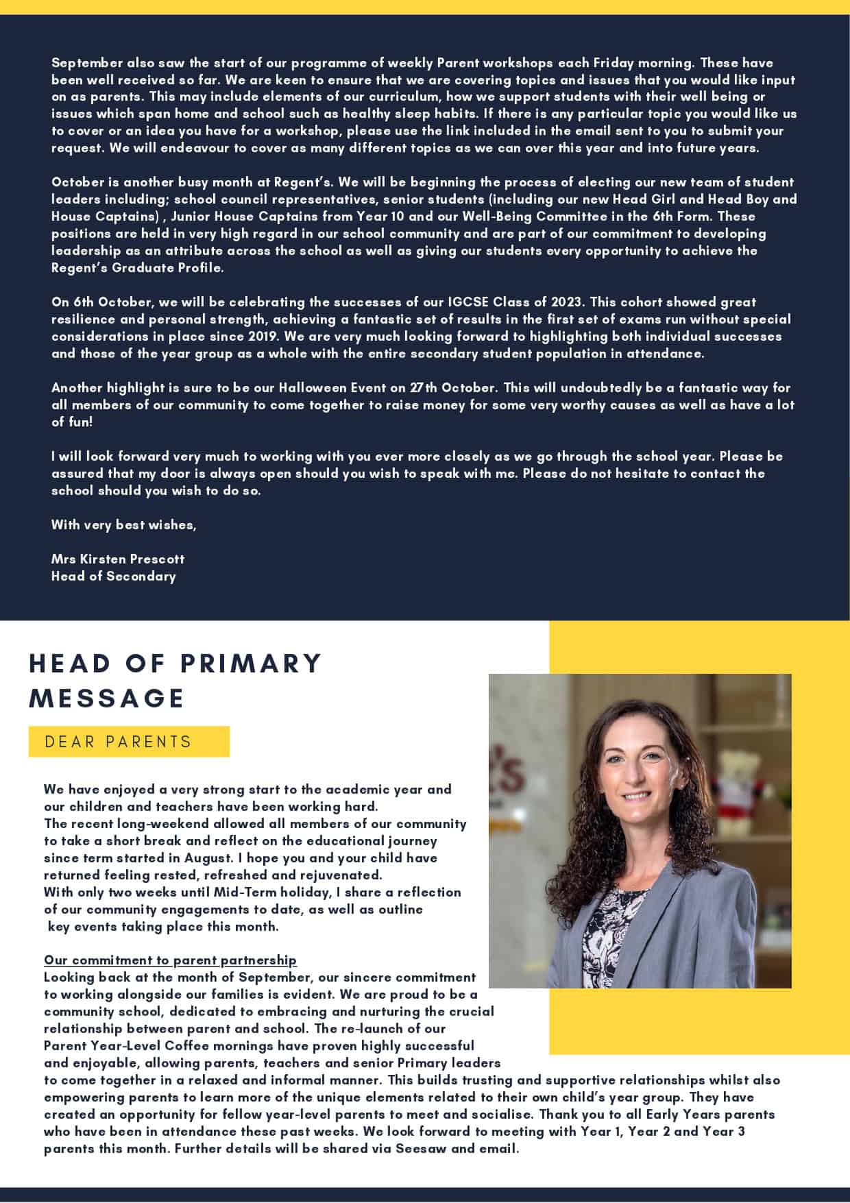 School Newsletter: October 2023 | News | Regent's Bangkok - newsletter-october-2023