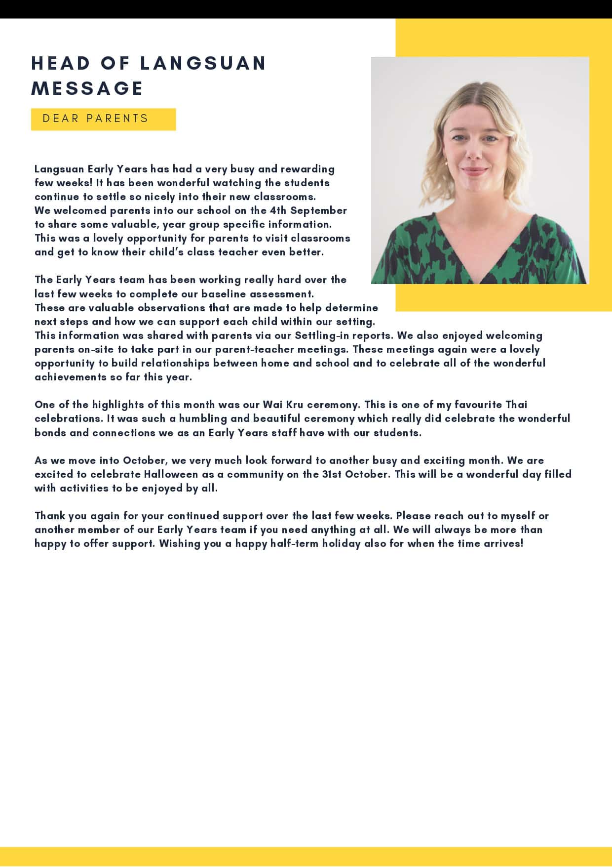 School Newsletter: October 2023 | News | Regent's Bangkok - newsletter-october-2023