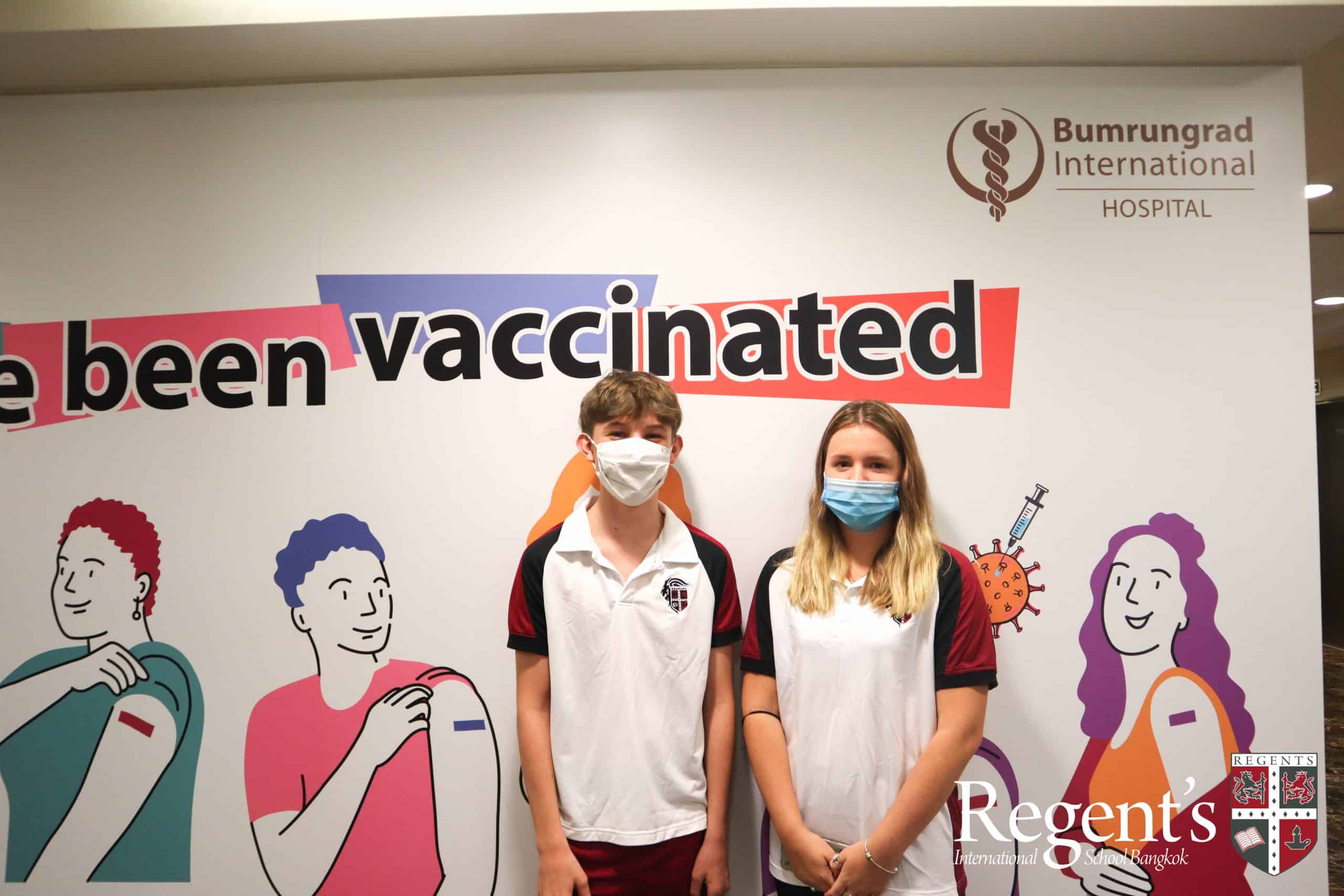 Students Receive First Vaccination | News | Regent's Bangkok - regents-students-received-first-pfizer-vaccination