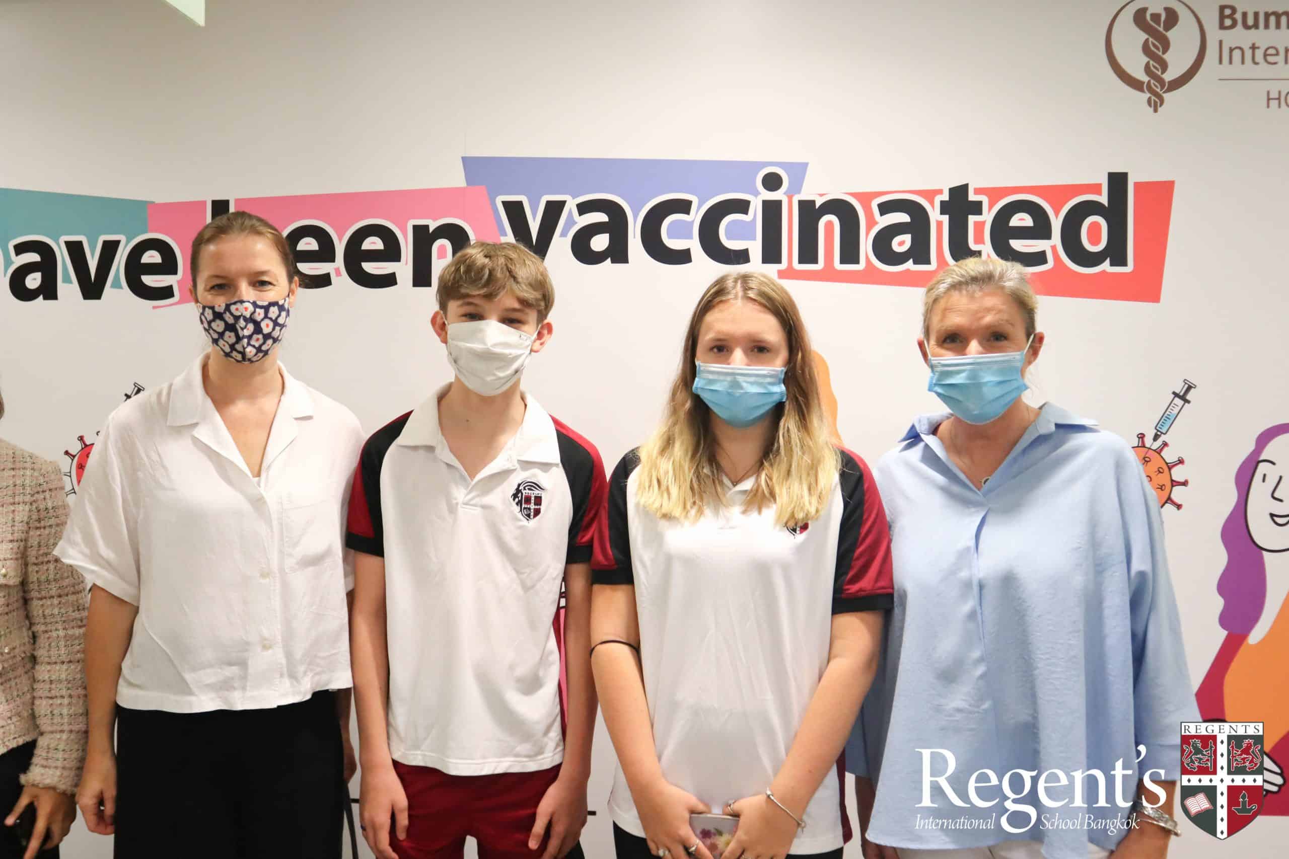 Students Receive First Vaccination | News | Regent's Bangkok - regents-students-received-first-pfizer-vaccination