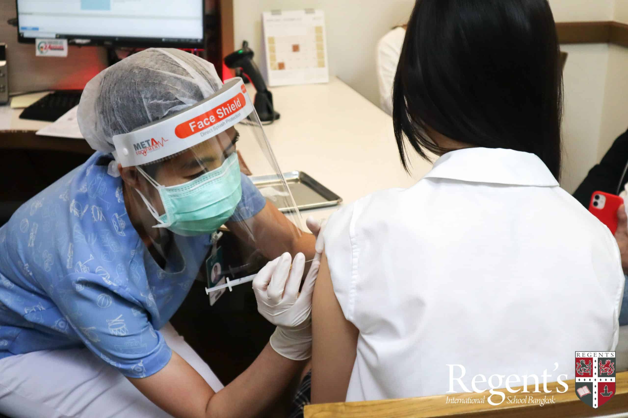 Students Receive First Vaccination | News | Regent's Bangkok - regents-students-received-first-pfizer-vaccination