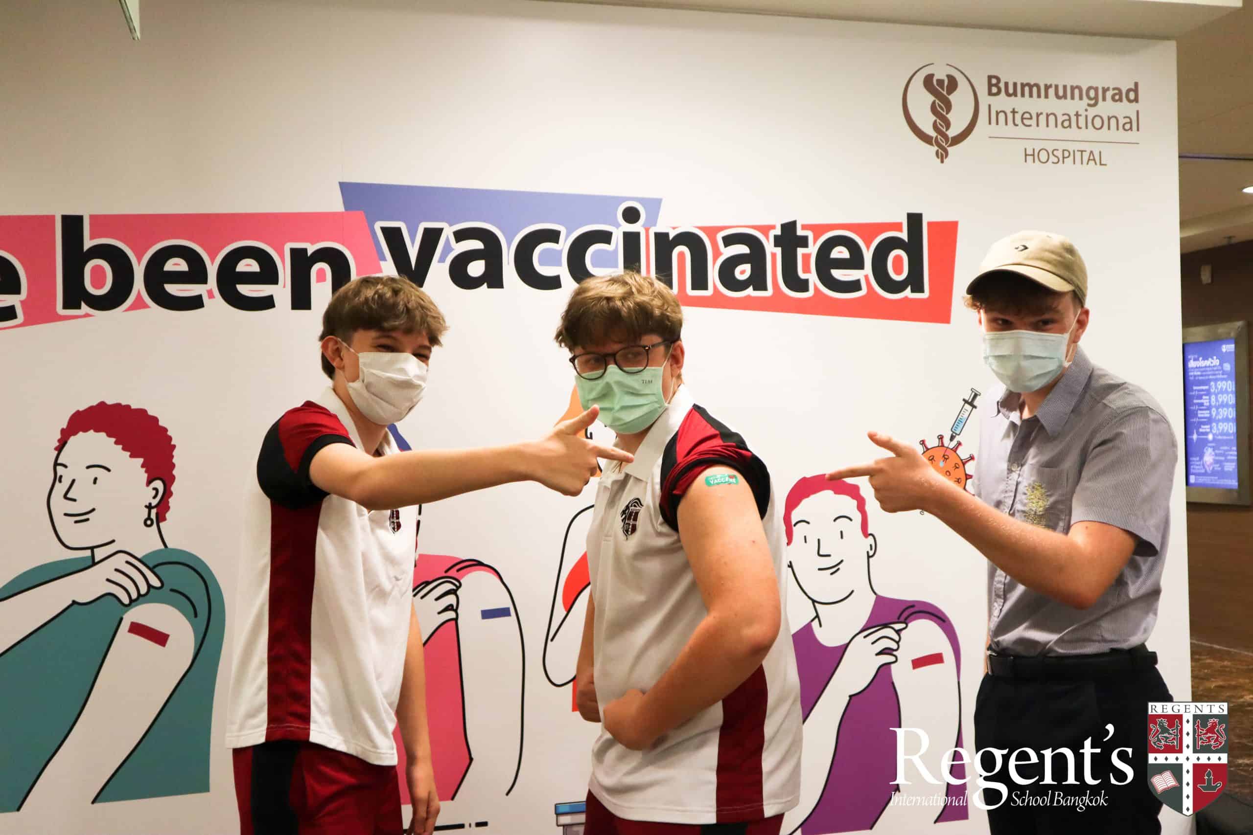 Students Receive First Vaccination | News | Regent's Bangkok - regents-students-received-first-pfizer-vaccination