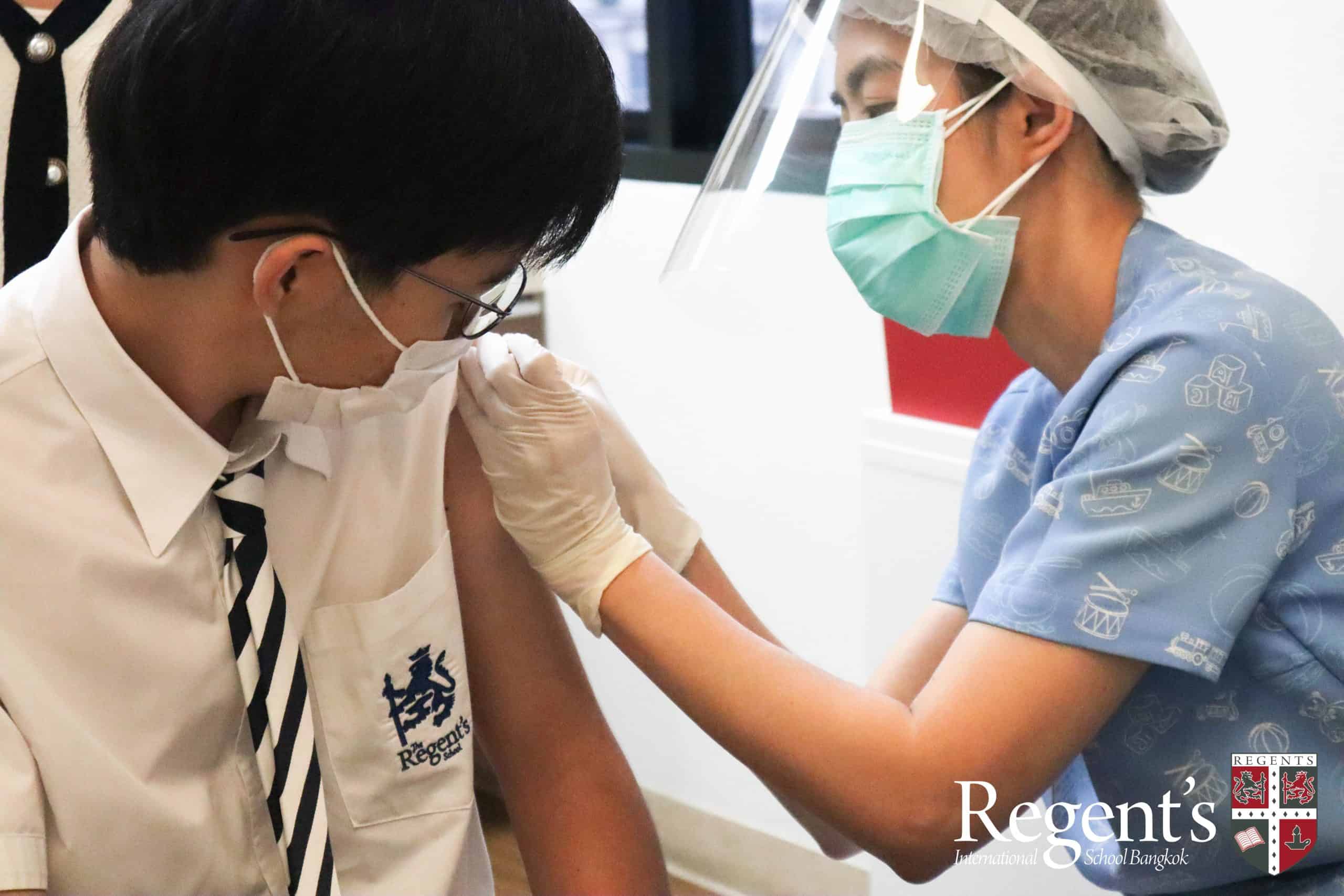 Students Receive First Vaccination | News | Regent's Bangkok - regents-students-received-first-pfizer-vaccination