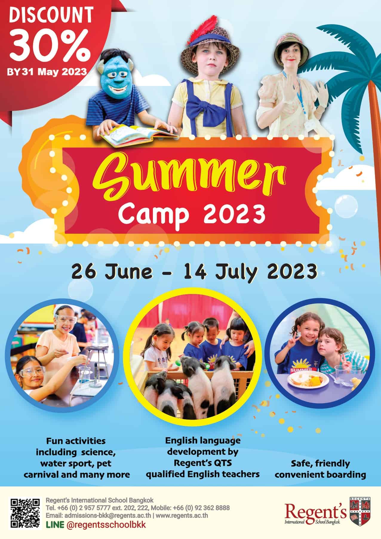 Regent’s Summer Camp 2023 : Rama 9 campus