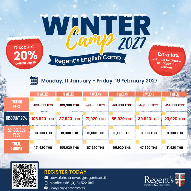 Winter Camp 2027 pricing