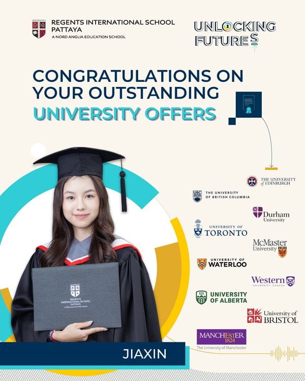 Regents International School Pattaya achieve impressive IBDP pass rate 2025 above the global average - Regents International School Pattaya achieve impressive IBDP pass rate 2025 above the global average