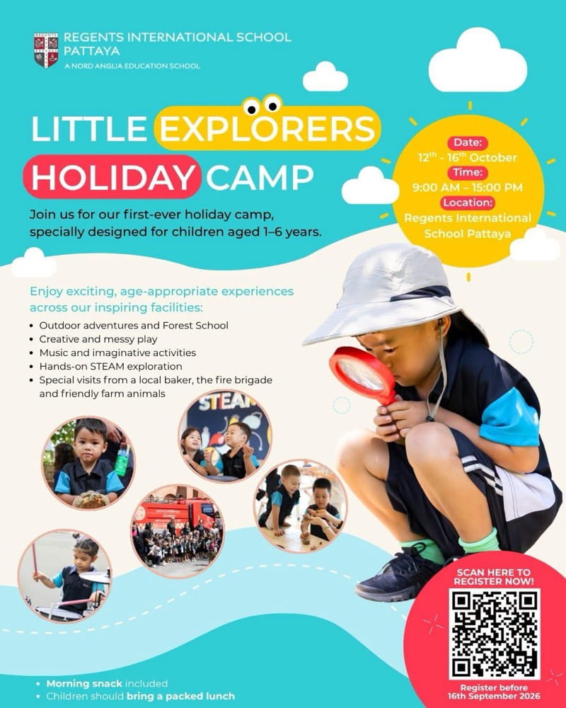 Little Explorers Holiday Camp | Ages 1–6 | Regents International School Pattaya - little-explorers-holiday-camp-pattaya