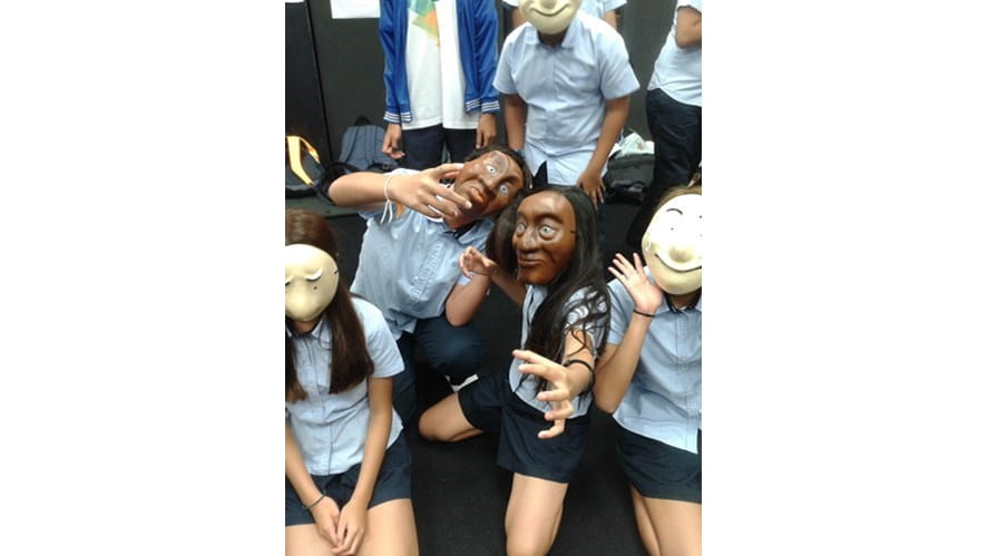 Year 9 Drama Students Explore the Magical World of Trestle Masks-year-9-drama-students-explore-the-magical-world-of-trestle-masks-20161104_145618