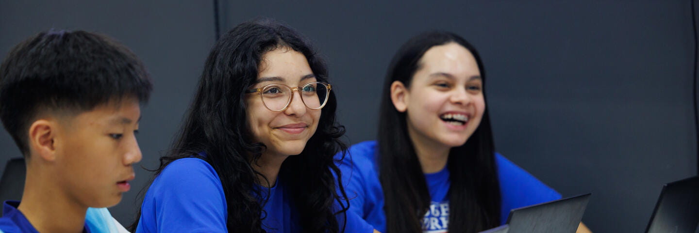 Saint Groege School students in class
