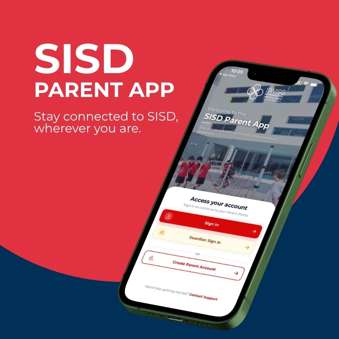 Parent Essentials | Swiss International School Dubai - Parent App - Small Text And Image