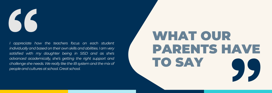 parent testimonial SISD