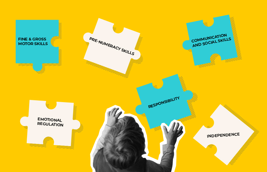 child with puzzle pieces
