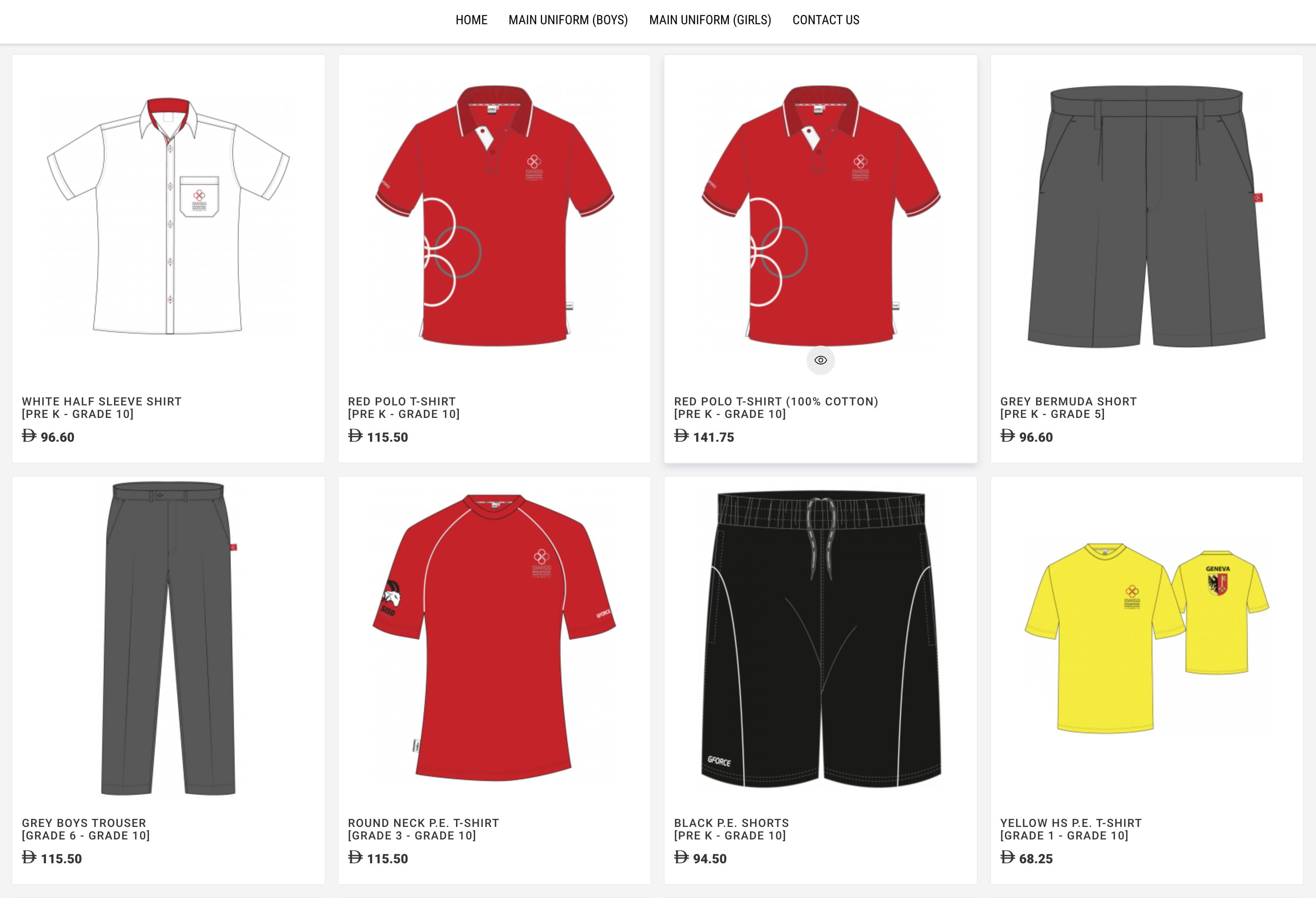 School Uniform | Swiss International Scientific School Dubai - Intro-section