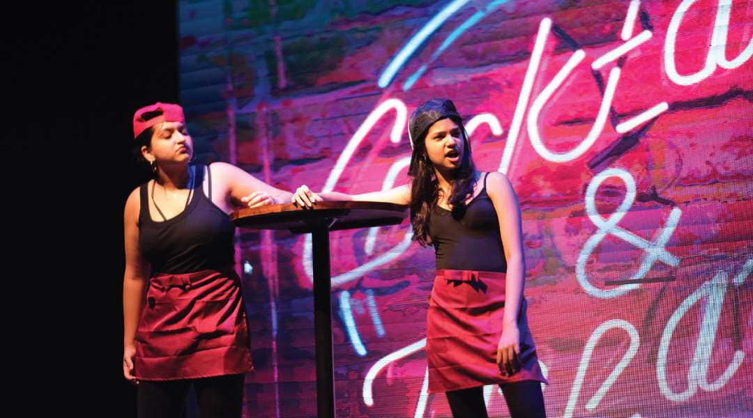 Unveiling scripted performances showcasing Year 11s