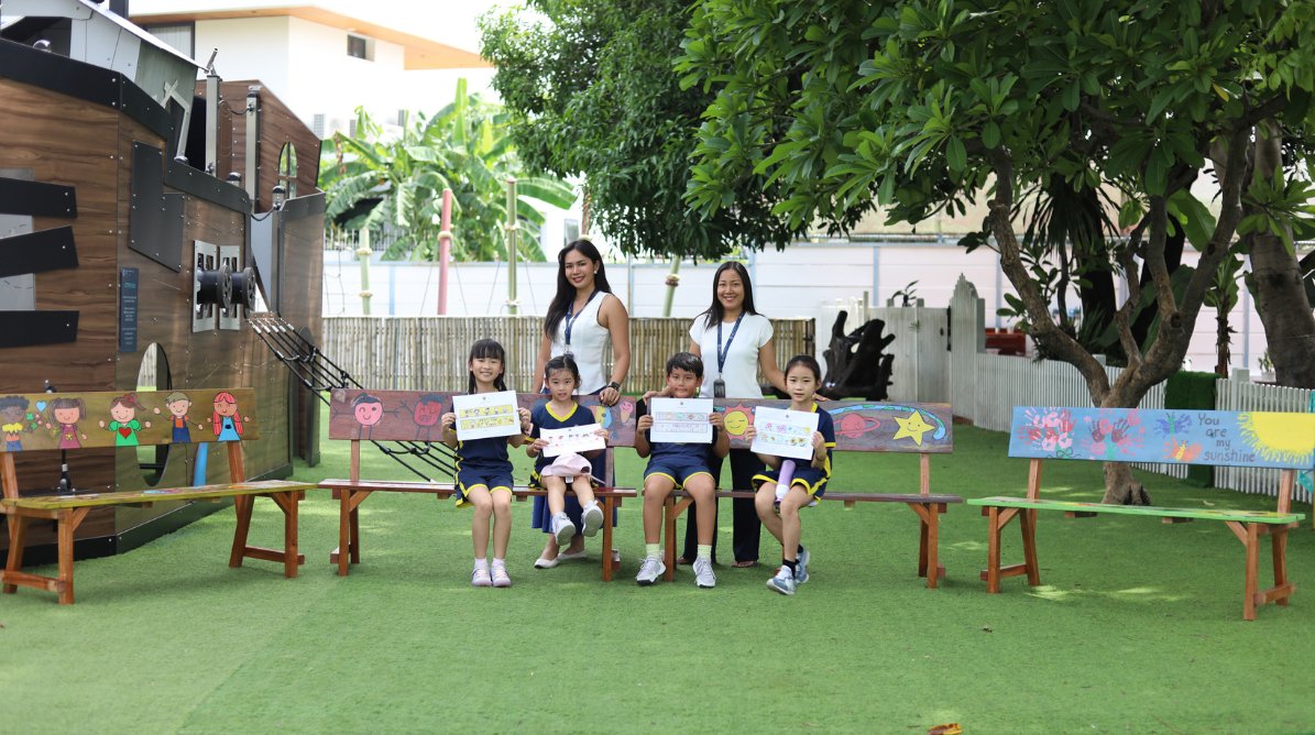 Primary students spread the message of kindness through the creative and meaningful Friendship Benches project - Friendship Benches project