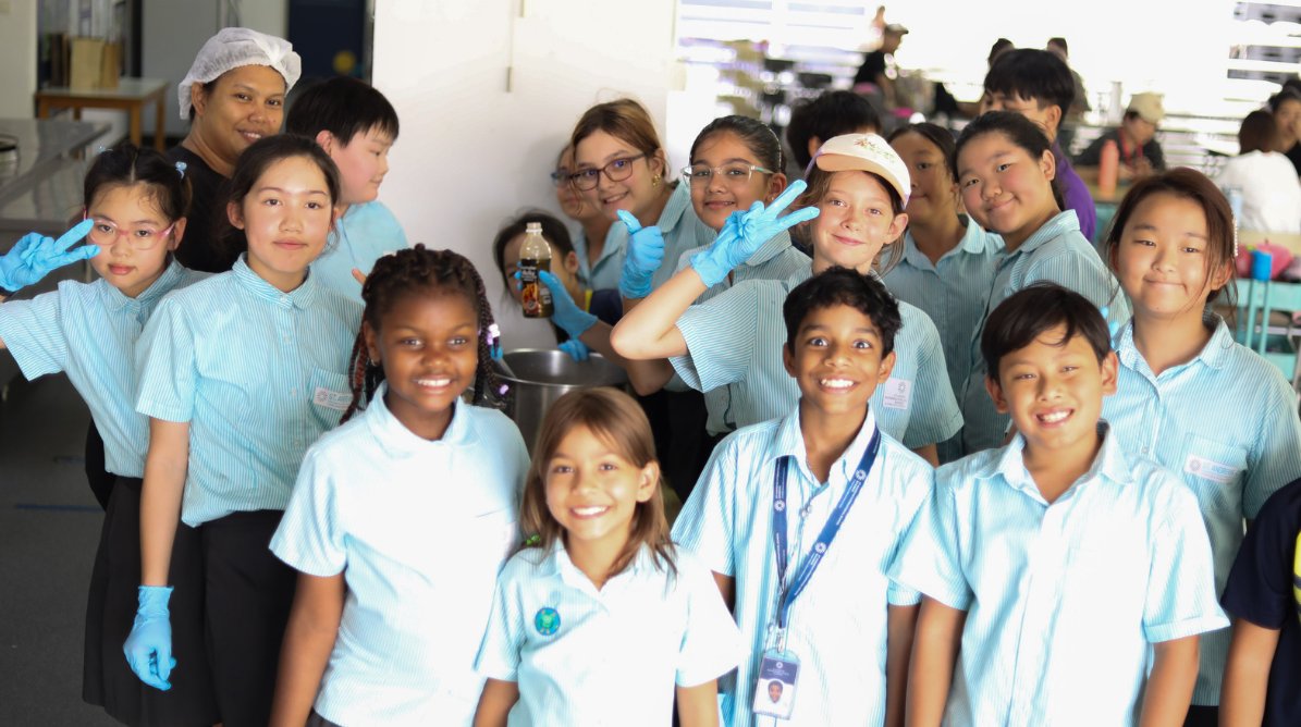 Year 5 participates in Thai cooking class with chefs from the popular Bangkok cafe getfresh - Year 5 cooking class with getfresh