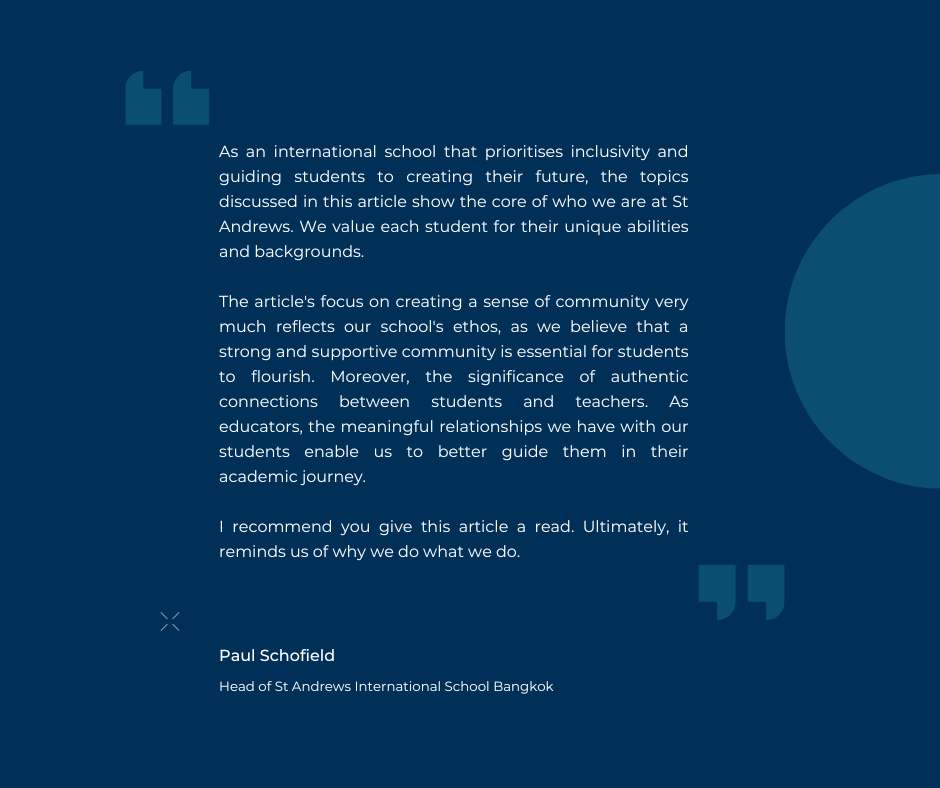 INSIGHTS | Why mattering matters - INSIGHTS Why Mattering Matters