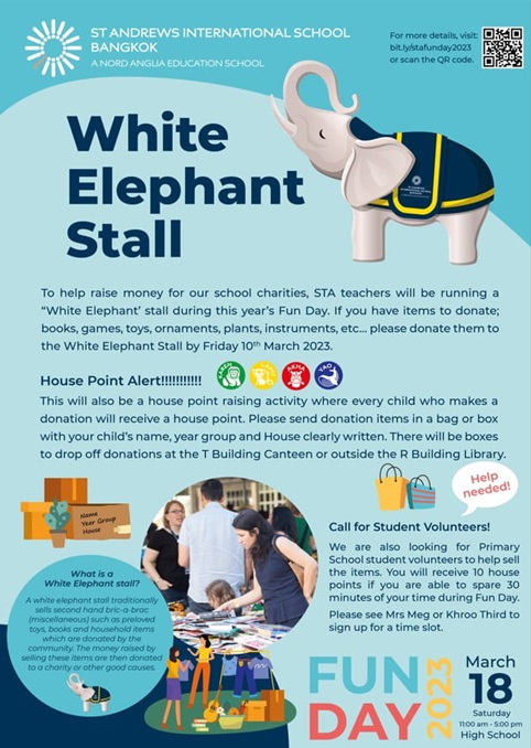 white elephant stall