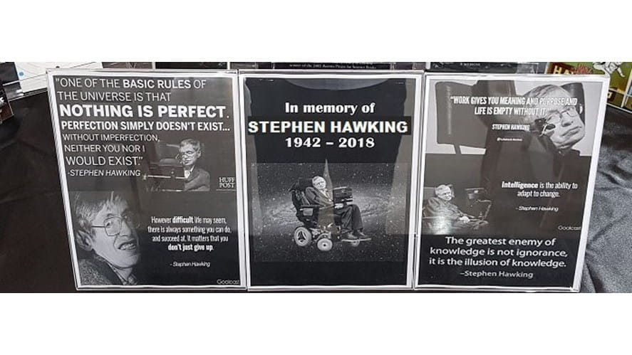 High School Library: Stephen Hawking - A life celebrated-high-school-library-stephen-hawking--a-life-celebrated-20180327_113500