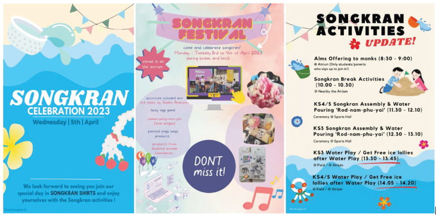 STA Songkran Celebrations | St Andrews - STA Songkran Celebrations 2023