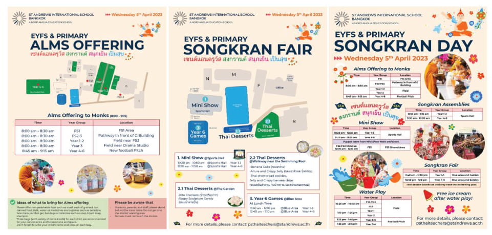 STA Songkran Celebrations | St Andrews - STA Songkran Celebrations 2023