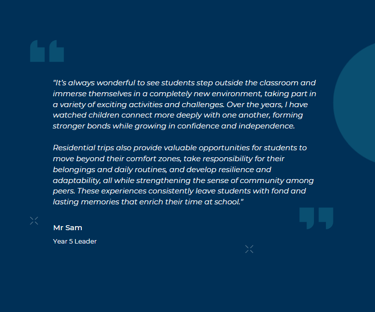 How residential trips support the development of life skills outside the classroom - How residential trips support the development of life skills outside the classroom