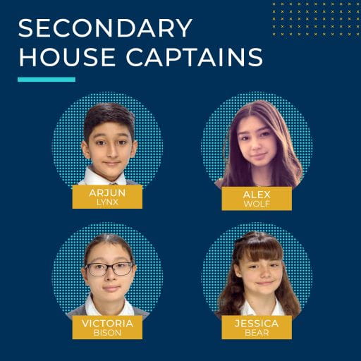 Secondary House Captains | The British School Warsaw - Secondary House Captains