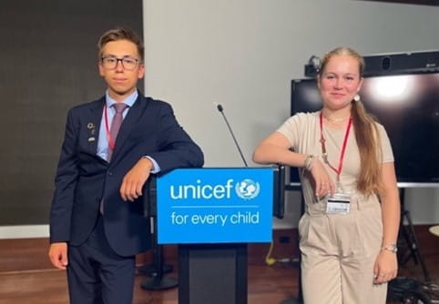 Year 11 students attend NAE UNICEF Summit in New York - Year 11 students attend NAE UNICEF Summit in New York