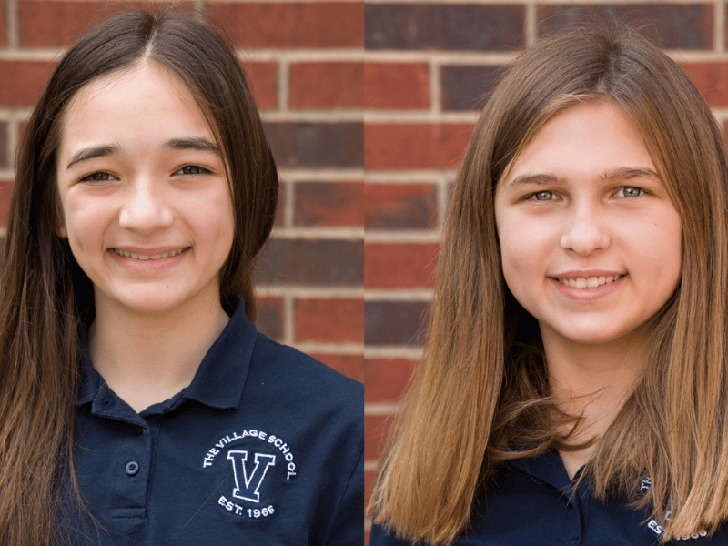 Village School Middle School Students
