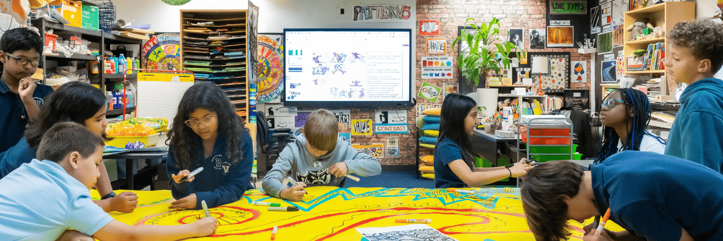 Fine Arts Camp - Content Page Header